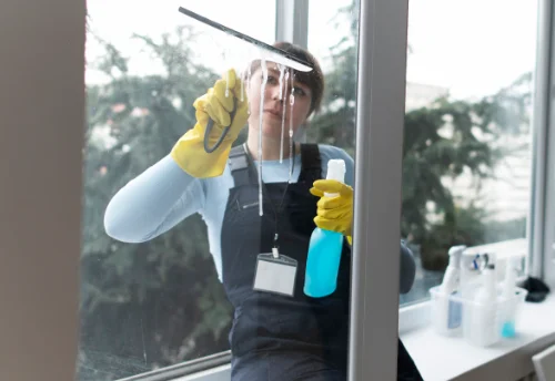 Nettoyage de vitres intérieures et extérieures à Barbaira